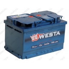 Аккумулятор Westa Classic / 74Ah / 750А / низкий